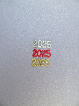 Verzierwachs Jahreszahl 2025